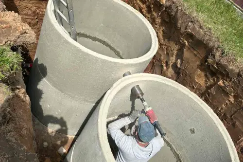 Канализация в частном доме под ключ — фото работ 28